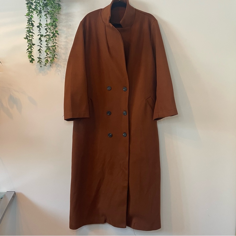 SHEIN Brown Trench Coat